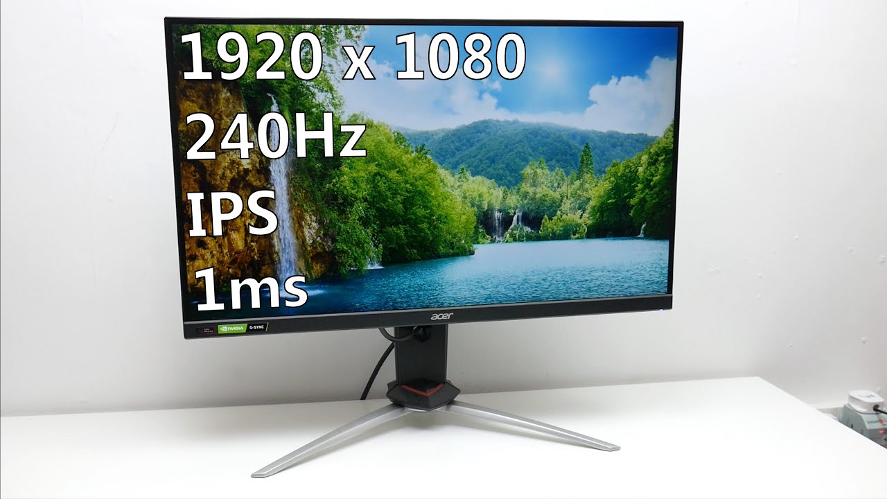 Acer Xv273x Review 240hz 1ms Ips Gaming Monitor Youtube