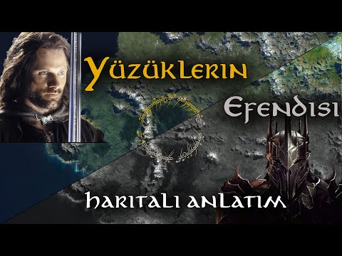 YÜZÜKLERİN EFENDİSİ HARİTALI ANLATIM (Kitap Versiyonu)