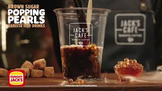 Hungry Jack's | NEW Jack's Cafe Brown Sugar Popping Pearls with Barista Iced Drinks screenshot 2