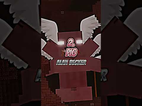Imagine this trio 🥶🐷 | #minecraft #alanbecker #technoblade #pig