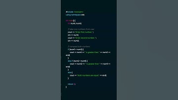 Find Greatest of Two Numbers in C++ | #CppProgramming #LearnCpp #ProgrammingBasics