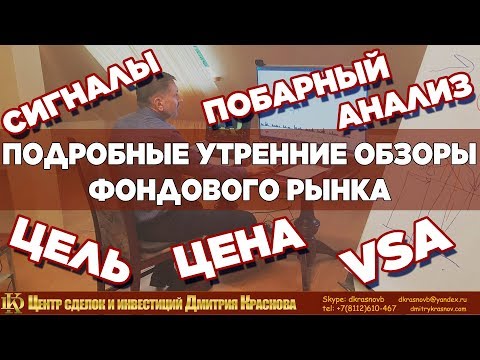 Психология открытия рынка. VSA подготовка для групп. 15 марта 2019г.