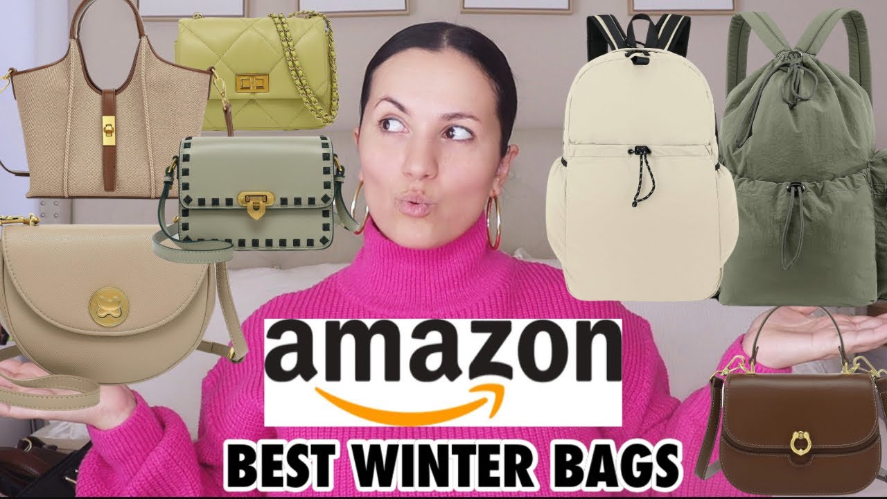 NEW AMAZON WINTER HANDBAGS HAUL 2023 + Try On Best Bags on A budget