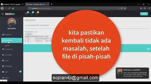 Bootstrap Tutorial pada CodeIgniter || 02. menu utama