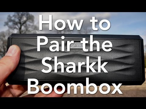 How to Pair the Sharkk Boombox Bluetooth Speaker