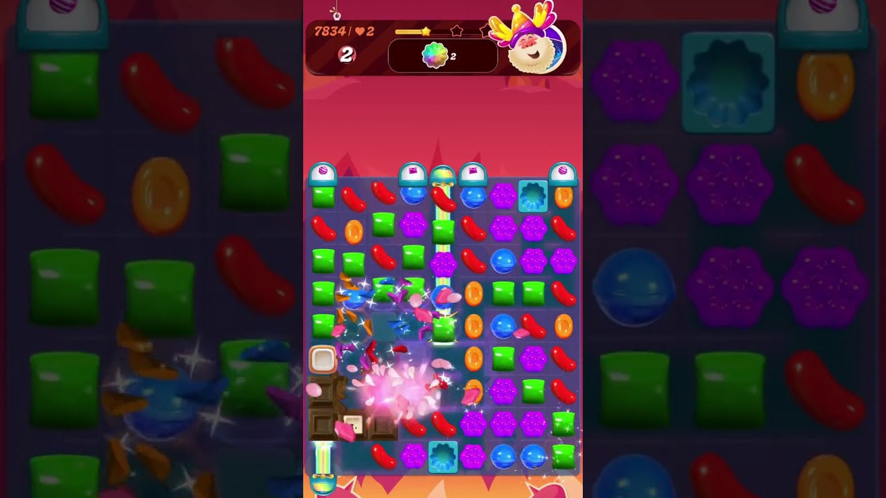 Candy Crush Saga Level 7834 | No Boosters