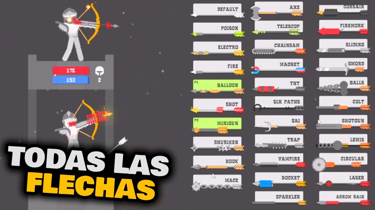 CONSEGUIMOS Y PROBAMOS TODAS LAS FLECHAS DE RAGDOLL ARCHERS