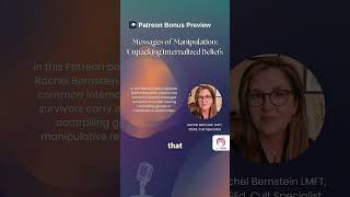 Messages of Manipulation
In this Patreon bonus episode, Rachel Bernstein explains how people who leave controlling, groups, or manipulative relationships often carry repeated phrases in their minds that become internalized beliefs. Drawing on survivor reports, exit counseling literature, and research on coercive persuasion, she shows that these aren’t random slogans but crafted messages designed to shape identity, distort self-perception and worldview, and increase dependency on a leader, partner, or group. Rachel breaks down several of the most common themes, why they are effective at keeping people compliant or fearful of leaving, and how they can continue to affect someone afterward. Messages of Manipulation