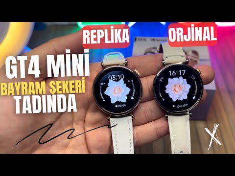 GT4 MİNİ 🔥 Huawei Gt4 Replikası Akıllı Saat 3 KORDONLU 8'De 1 Fiyatına