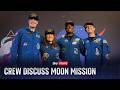 Artemis II astronauts reflect on historic moon mission in news conference