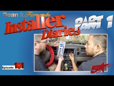 A nothing but problems Jeep Commander in for a Radio backup camera and more  Installer Diaries 161 p