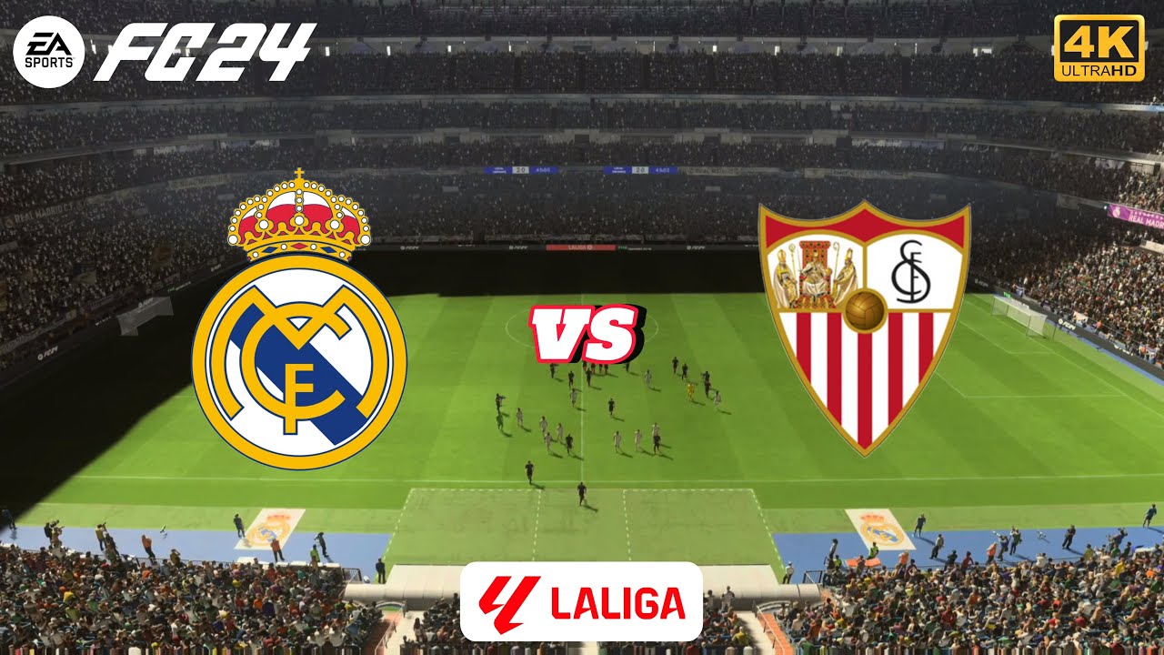 Real Madrid vs Sevilla | La Liga 2023-2024 | FC 24 on PS5 Gameplay | 4K ...