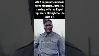 1940s Corporal Simmonds Brought to Life | HD Animated Colorized Photographs