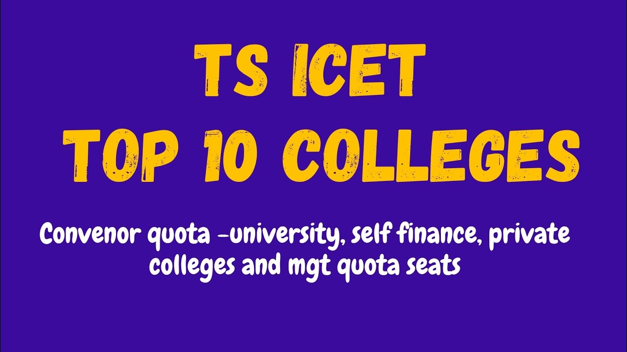 TS ICET 2021 | top 10 colleges | cut off | estimated ranks | discussion with students | 