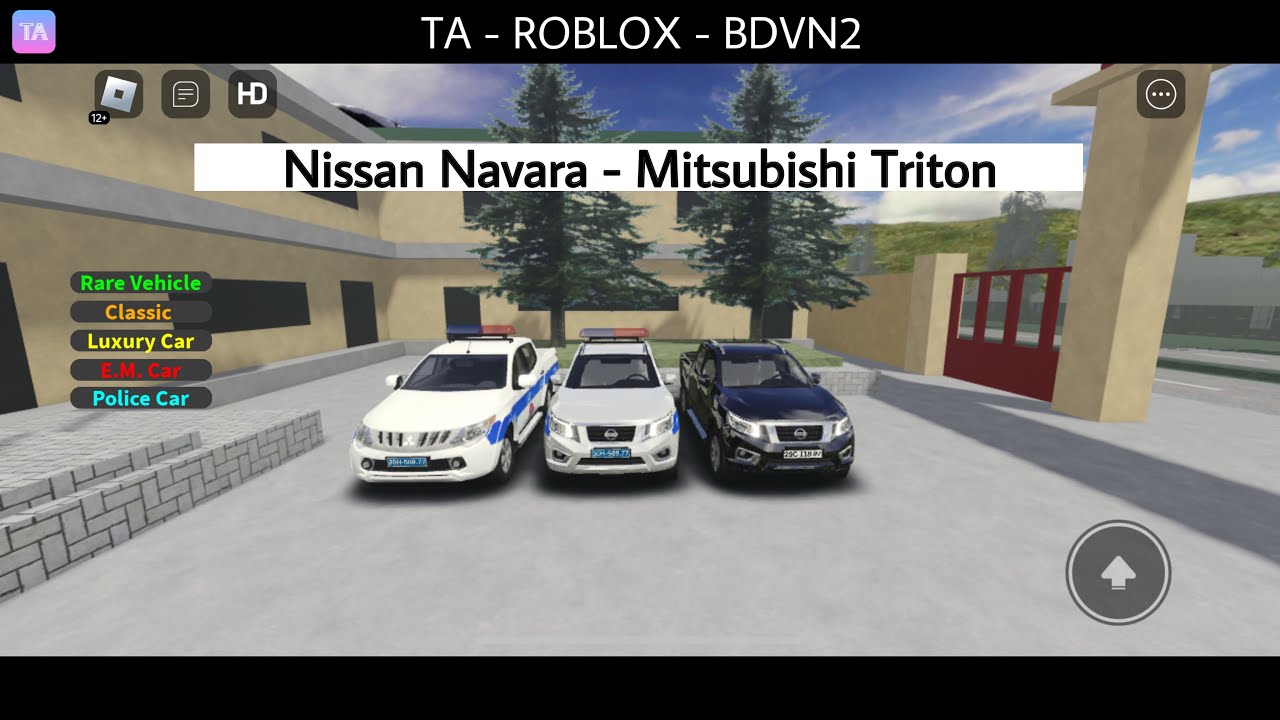 TA ROBLOX BDVN2 Nissan Navara Mitsubishi Triton YouTube 