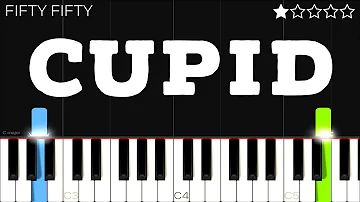 FIFTY FIFTY - Cupid | EASY Piano Tutorial