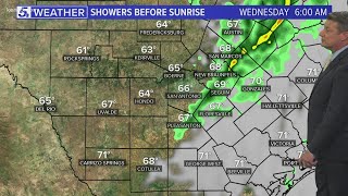 Cold front brings rain and a cool start to fiesta