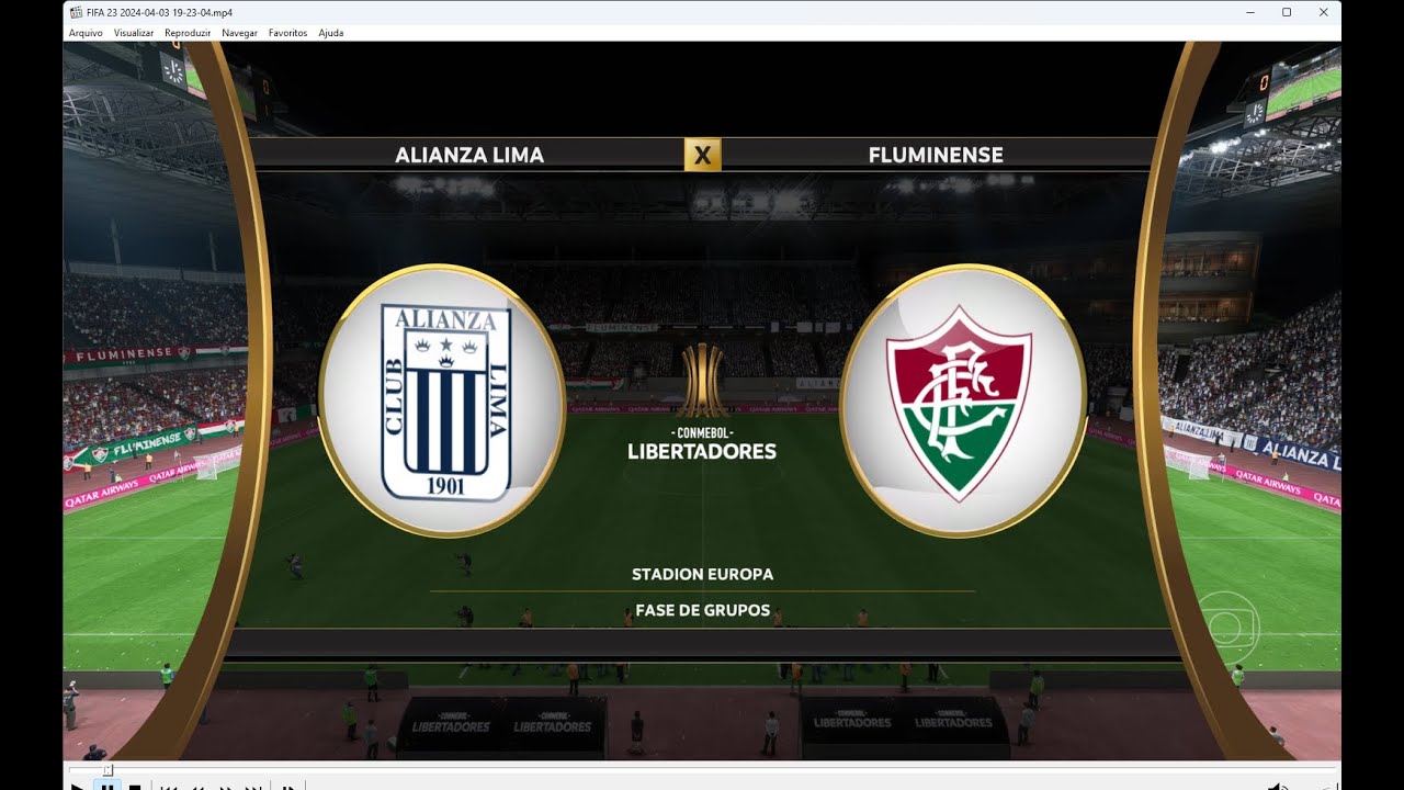 Fifa 23 patch Fmn PC liberta. 2024 alianza lima vs fluminense Simulação fase de grupos jogo 1 de 6