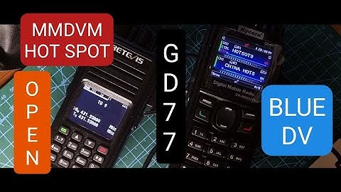 OPENGD77 - RT3S As Hotspot MMDVM Blue DV - PC