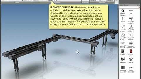 How to Use the Query Custom Property Tool for Sums in IRONCAD COMPOSE
