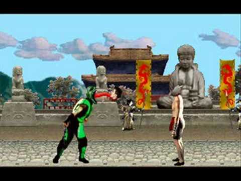 Reptile's MK1 Fatality (with new sounds!) - YouTube