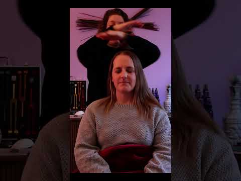 Pulling something HUGE out of the crown chakra #asmr