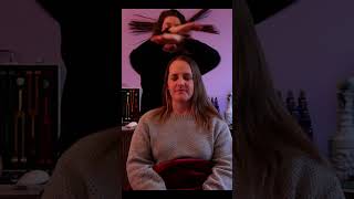 Pulling something HUGE out of the crown chakra #asmr