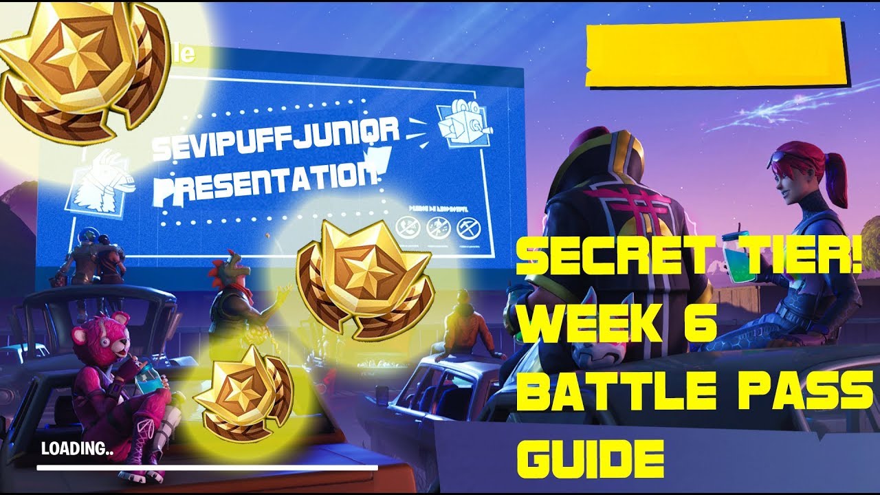 *SECRET* Battle star and Fortnite Week 6 challenges