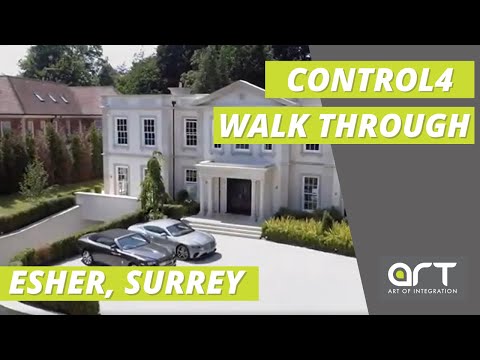 Esher Prime Residential Mansion - Control4 Smart Home Walk Through Video