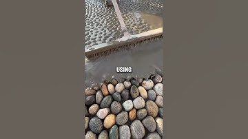 MAKING PEBBLE FLOORS!!!                    #sciencefacts #diy #facts #satisfying