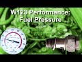 W123 Performance/Maintenence: Fuel pressure testing, Overflow valve teardown (WK716 and BF7591D)