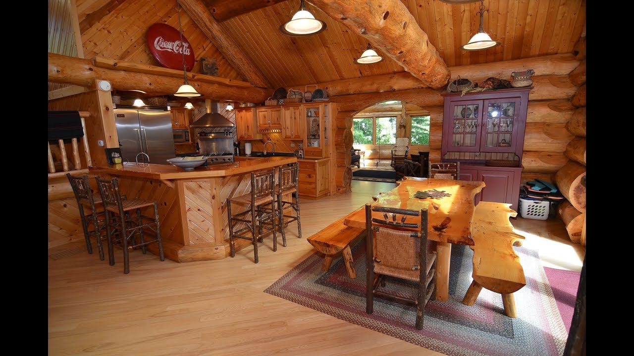 Peaceful Getaways Beaver Lake Lodge | Clam Lake, Wisconsin Vacation Home Rental | Log Home