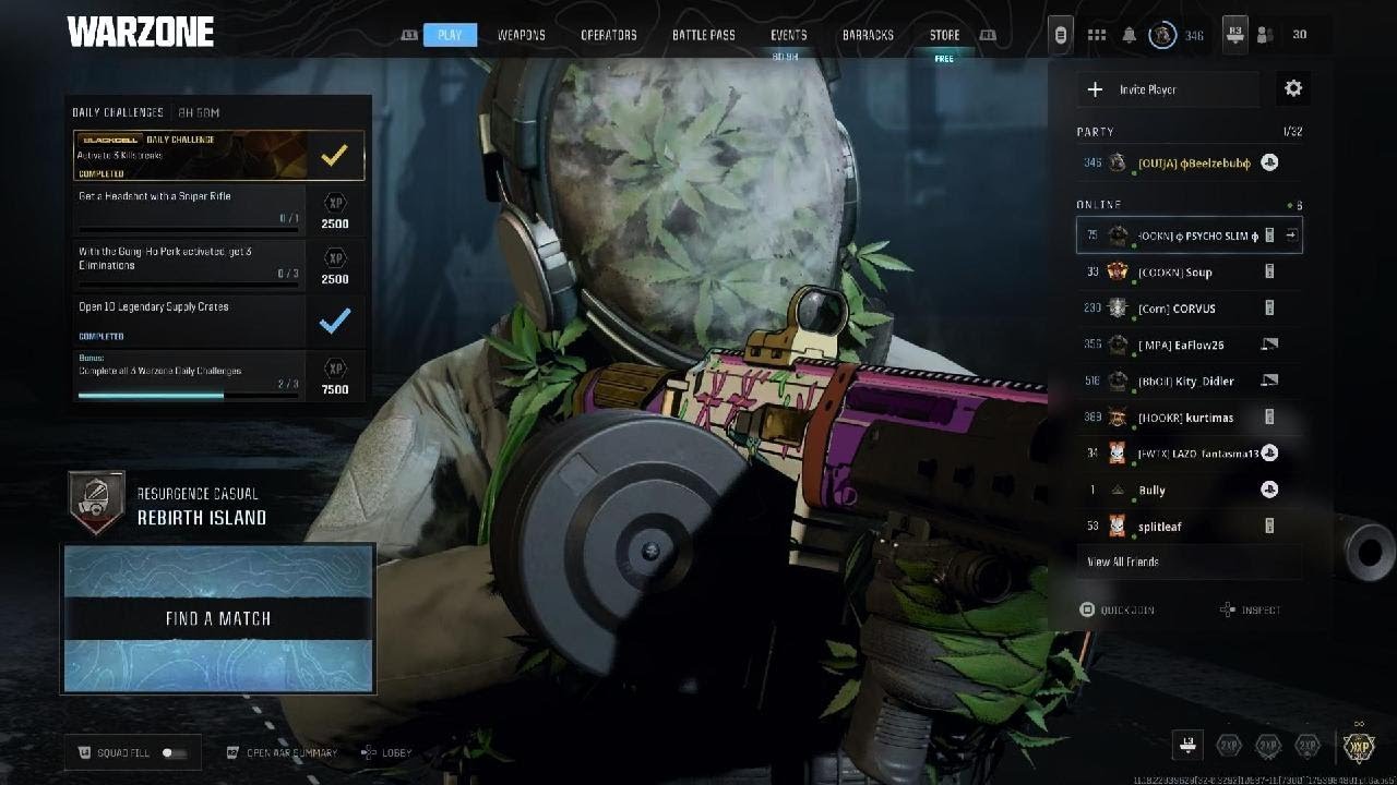 I got a nuclear medal in warzone - No Mic Audio-