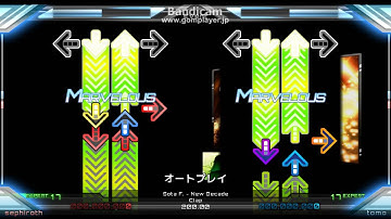 【DDRX2】New Decade(EXPERT) 譜面確認用動画