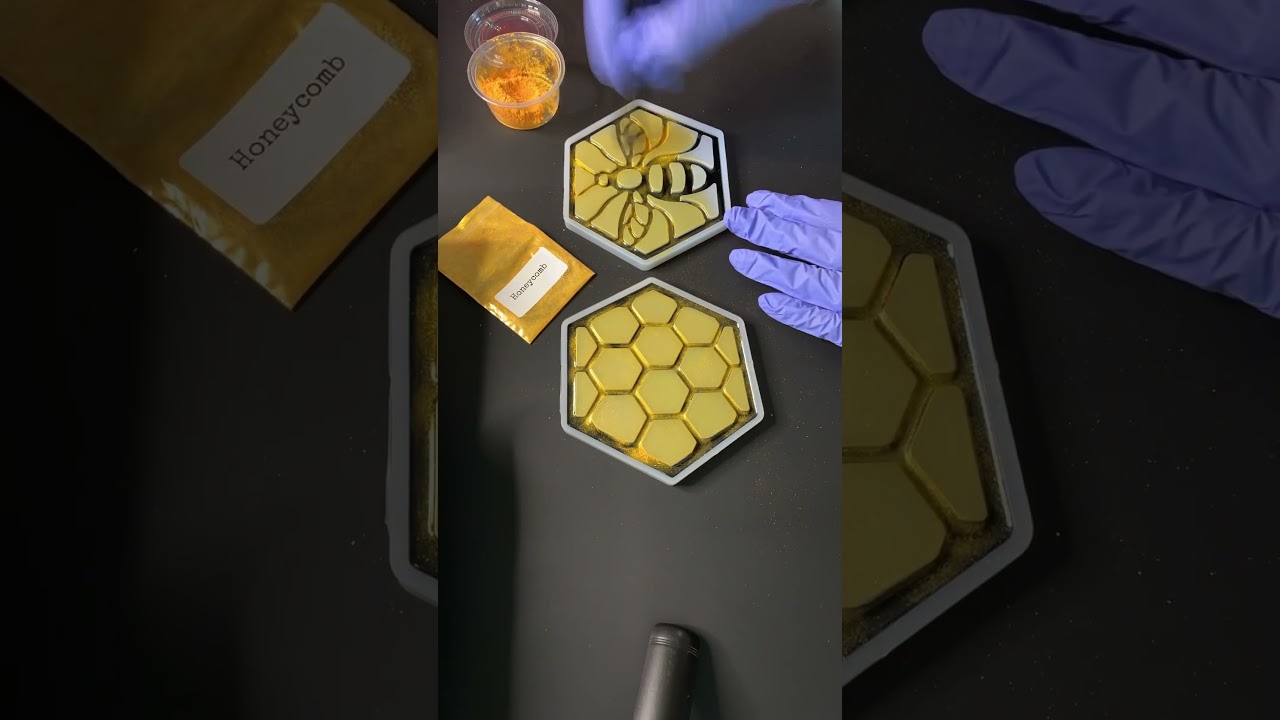 Honeybee & Honeycomb Resin Mold