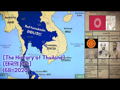 태국 The History of Thailand (68~2020) Every Year