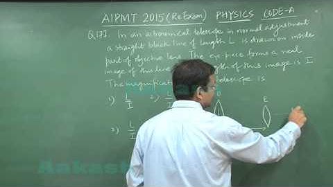 Re-AIPMT 2015 Solution-Physics Video Q. 176-177 Aakash Institute