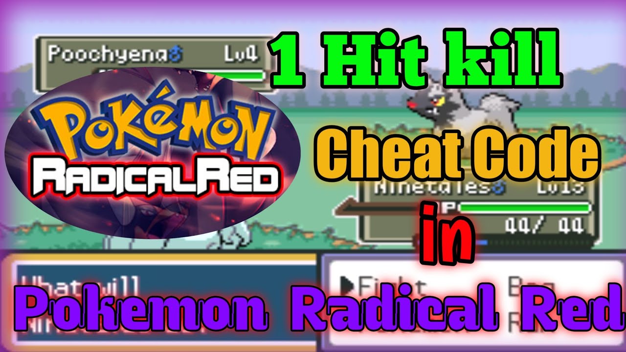 Cheats Pokémon Radical Red: lista de códigos atualizada