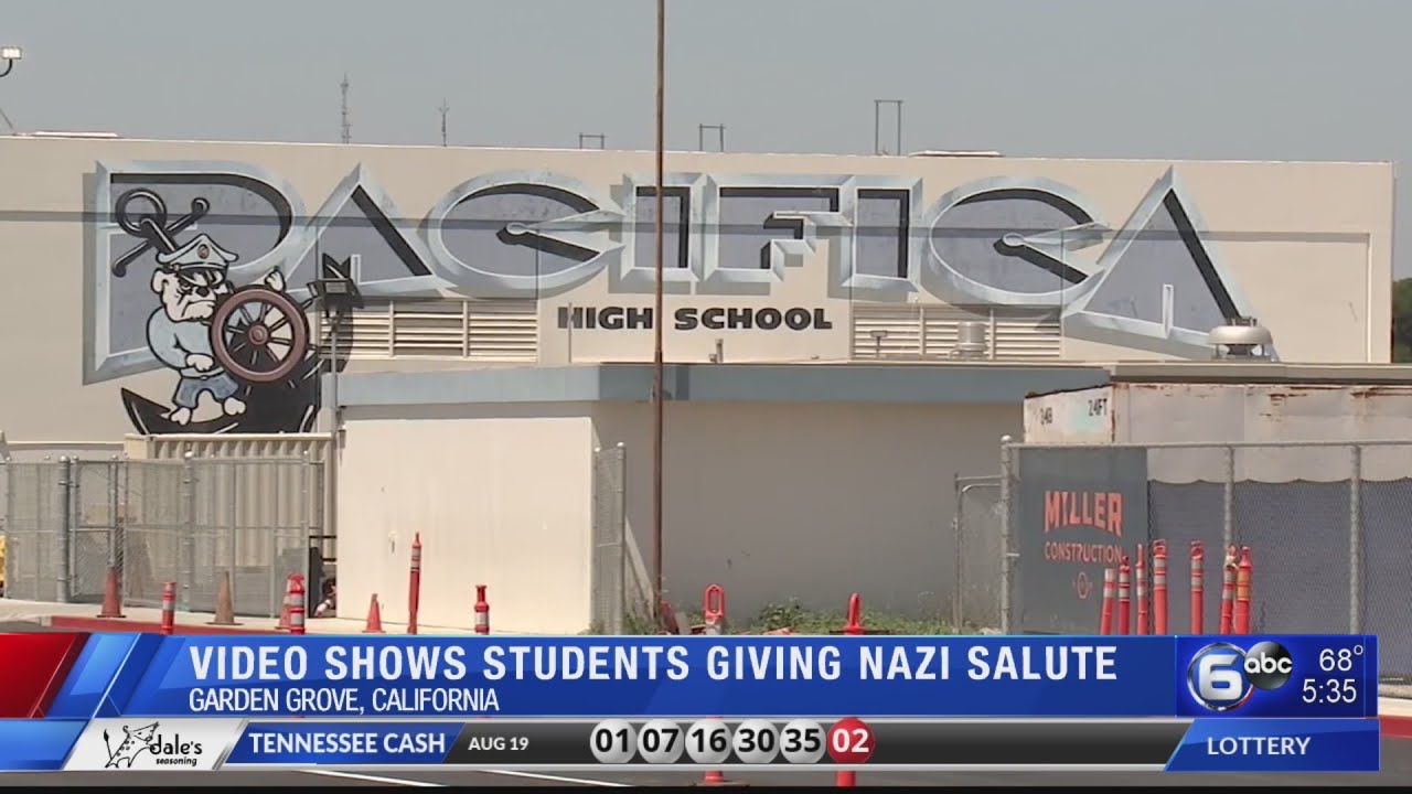 School condemns video of high schoolers giving Nazi salute - YouTube