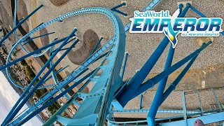 Emperor 4K On Ride POV - SeaWorld San Diego
