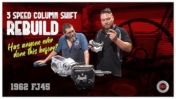 We rebuilt a Column Shift 3-Speed Gearbox from a 1962 40 Series - Mr Landcruiser