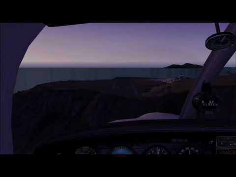 FS2004: PA-28-236 / DAKOTAN / Cherokee 236 landing...