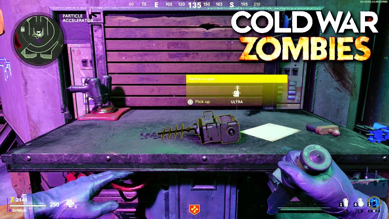Cold War Zombies: Aether Scope Part Locations Guide on Die Maschine