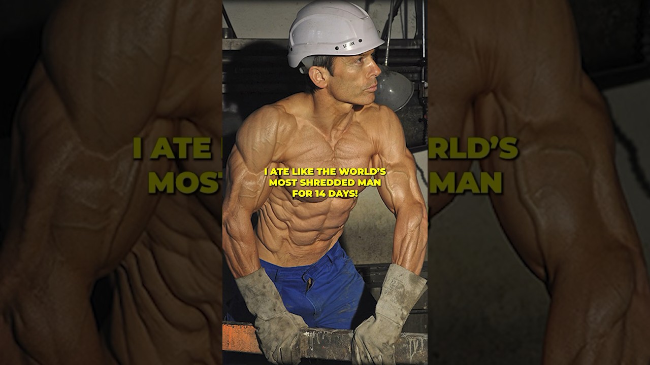 I Ate Like The World's MOST SHREDDED Man