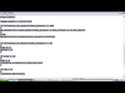 How to make enemy tds in game maker (scripts only)