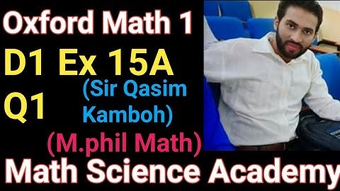 D1 math Ex 15A Q1|Introduction of Statistics|Oxford math 1 7th edition Ex 15A|pie graph , Bar Graphs