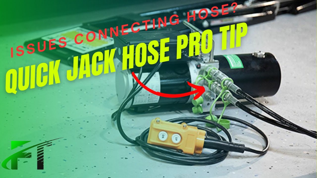 The Best way To Fix Stubborn QuickJack Quick Connect Fittings The
