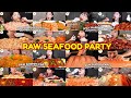 ASMR 2 HOUR ULTIMATE RAW SEAFOOD PARTY MUKBANG COMPILATION