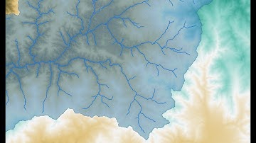 Watershed and stream network delineation on large scale basins with QGIS 3 - Tutorial