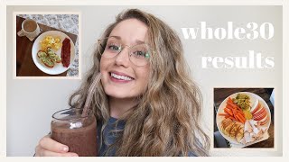 MY WHOLE30 EXPERIENCE | What Foods I Ate & Final Results screenshot 2